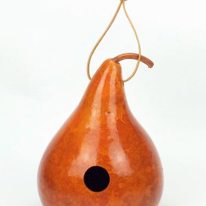 tan gourd birdhouse