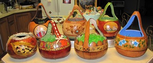 gourd baskets and bowls