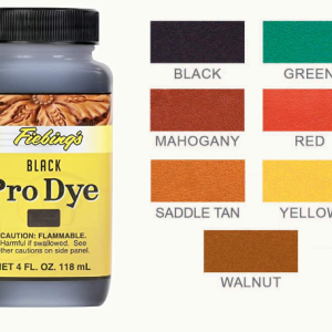 Fiebing's Pro Dye with assorted colors