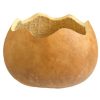 gourd bowl with scalloped top